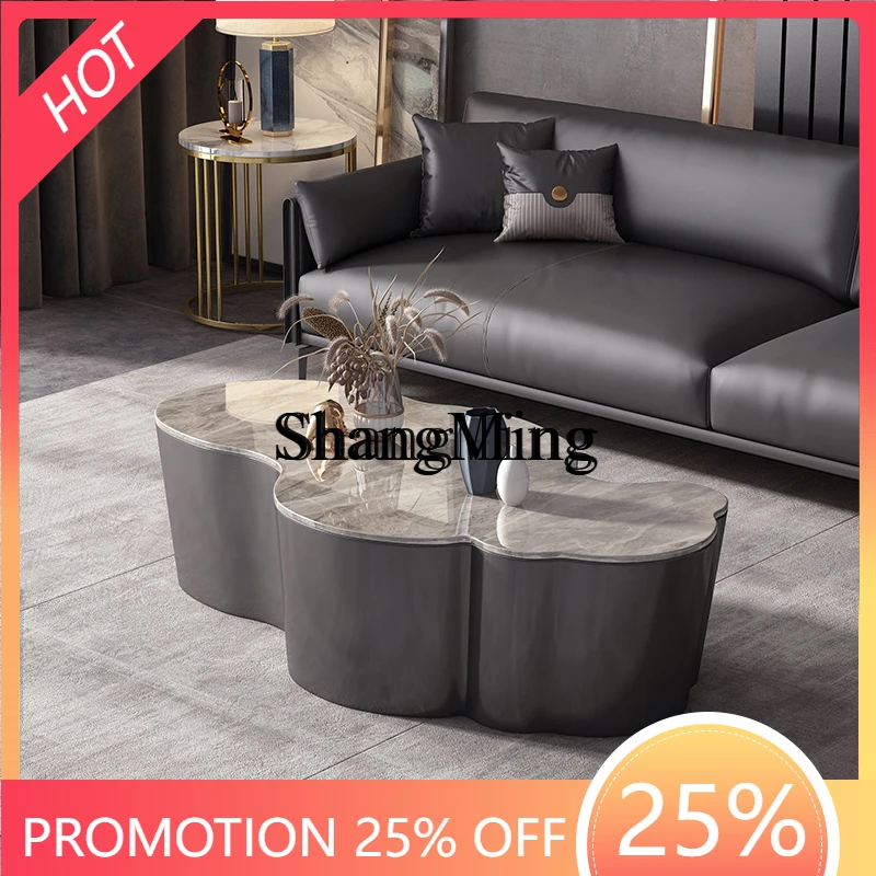 SM new coffee table special-shaped minimalist rock slab light luxury modern new household small apartment
SM new coffee table special-shaped minimalist rock slab light luxury modern new household small apartment