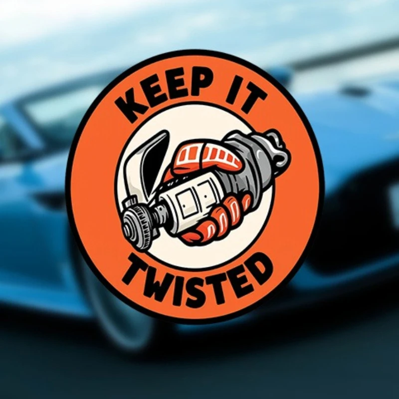1PC KEEP IT TWISTED Circular Decor 14cm Waterproof Vinyl Sticker Stylish Adhesive Decal for Car Laptop Phone Personal Ornament
1PC KEEP IT TWISTED Circular Decor 14cm Waterproof Vinyl Sticker Stylish Adhesive Decal for Car Laptop Phone Personal Ornament
