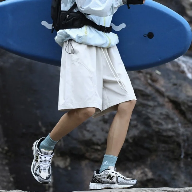 Тонкие шорты для походов на открытом воздухе, мужские летние спортивные брюки пять четвертей, свободные средние брюки функционального стиля
Тонкие шорты для походов на открытом воздухе, мужские летние спортивные брюки пять четвертей, свободные средние брюки функционального стиля