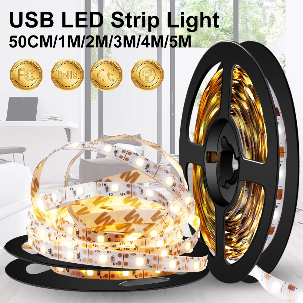 Светодиодная гибкая лента для подсветки кабинета, Led полоска для спальни, кухни, USB, 5 В
Светодиодная гибкая лента для подсветки кабинета, Led полоска для спальни, кухни, USB, 5 В