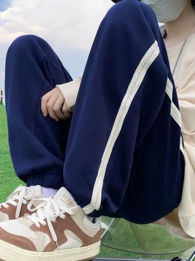 Casual Straight Leg Pants Men Women Spring Autumn New Lazy Sle Sports Slimming Cuffed Trousers Loose Fit Comfortable Polyes...
Casual Straight Leg Pants Men Women Spring Autumn New Lazy Sle Sports Slimming Cuffed Trousers Loose Fit Comfortable Polyes...