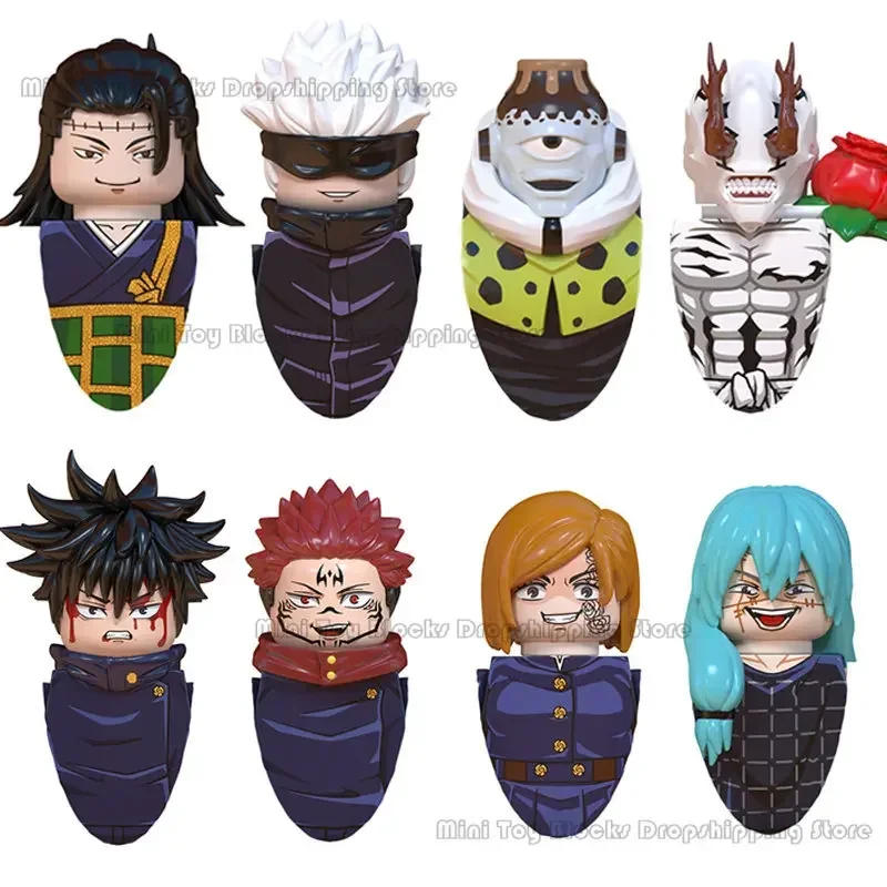 WM6139 WM6149 Jujutsu Kaisen Building Blocks Anime Bricks Itadori Yuji Megumi Satoru Action Toy Assembly Toys Gifts
WM6139 WM6149 Jujutsu Kaisen Building Blocks Anime Bricks Itadori Yuji Megumi Satoru Action Toy Assembly Toys Gifts