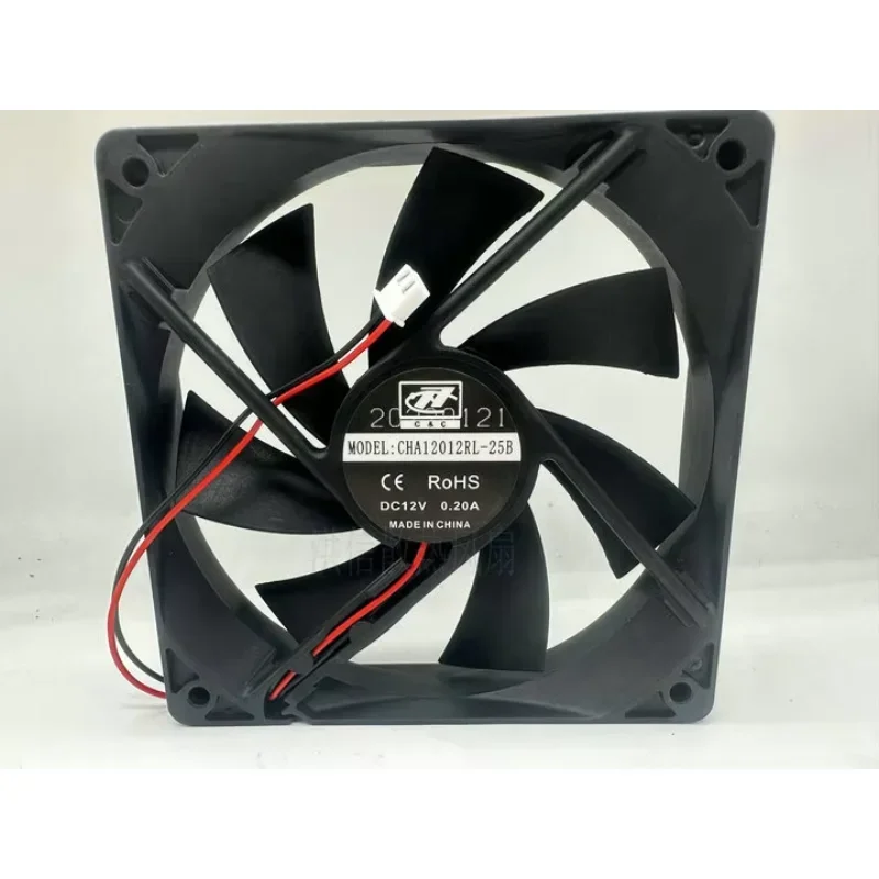 CHA12012RL-25B DC 12V 0.20A 120x120x25mm 2-Wire Server Cooling Fan
CHA12012RL-25B DC 12V 0.20A 120x120x25mm 2-Wire Server Cooling Fan