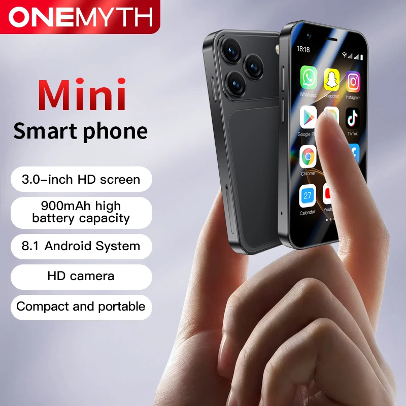 ONEMYTH A17 Mini Android 8.1 SmartPhone 3.0'' 2GB RAM 16GB ROM Dual SIM Standby Play Store 3G Small Mobile Phone
ONEMYTH A17 Mini Android 8.1 SmartPhone 3.0'' 2GB RAM 16GB ROM Dual SIM Standby Play Store 3G Small Mobile Phone