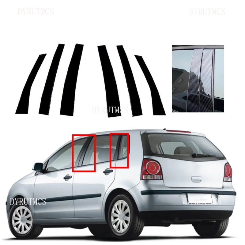 6PCS Gloss Black Pillar Posts Silver Fit For Volkswagen Polo Mk4 (9N)5-Door Hatchback 2002-2010 DoorWindow Decor Cover Sticker
6PCS Gloss Black Pillar Posts Silver Fit For Volkswagen Polo Mk4 (9N)5-Door Hatchback 2002-2010 DoorWindow Decor Cover Sticker