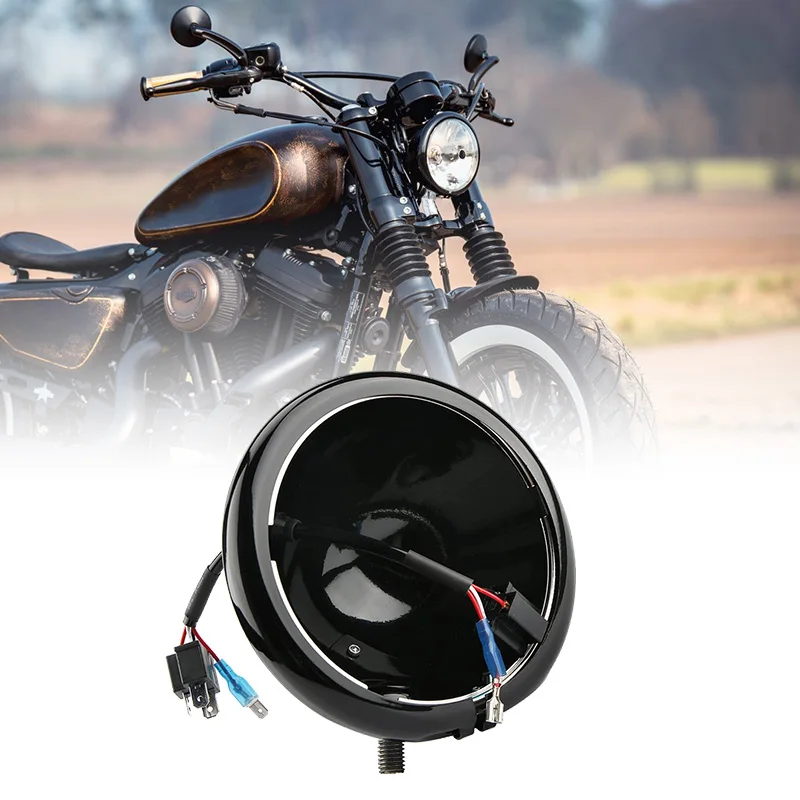 5.75"5 3/4''Motorcycle Headlight Housing Bucket Bracket Mounting Shell Cover For Harley Softail Sportster XL 1200 XL883 Dyna
5.75"5 3/4''Motorcycle Headlight Housing Bucket Bracket Mounting Shell Cover For Harley Softail Sportster XL 1200 XL883 Dyna