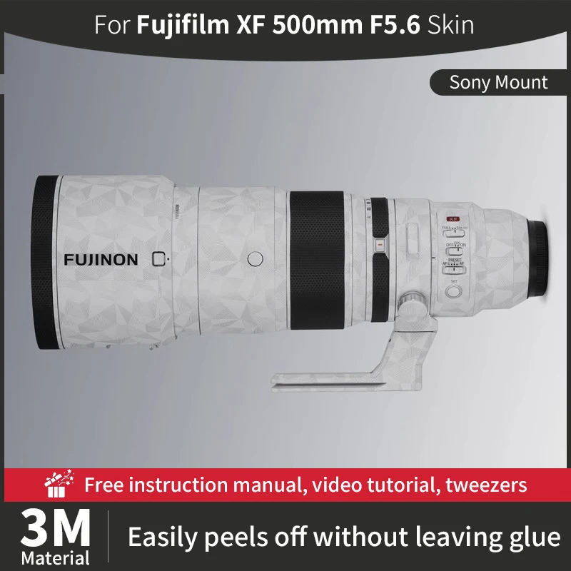 Для Fujifilm XF 500 мм кожа Fujifilm XF 500 мм F5.6 кожу объектива камеры защитная пленка для объектива камеры против царапин
Для Fujifilm XF 500 мм кожа Fujifilm XF 500 мм F5.6 кожу объектива камеры защитная пленка для объектива камеры против царапин