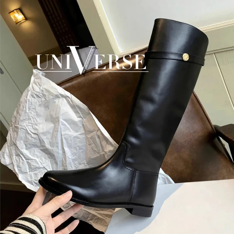Classic Women's Shoes Exquisite Soft Leather Knight Boots for Woman Fashion Platform Knee High Boots Designer Shoes Botas Mujer
Classic Women's Shoes Exquisite Soft Leather Knight Boots for Woman Fashion Platform Knee High Boots Designer Shoes Botas Mujer