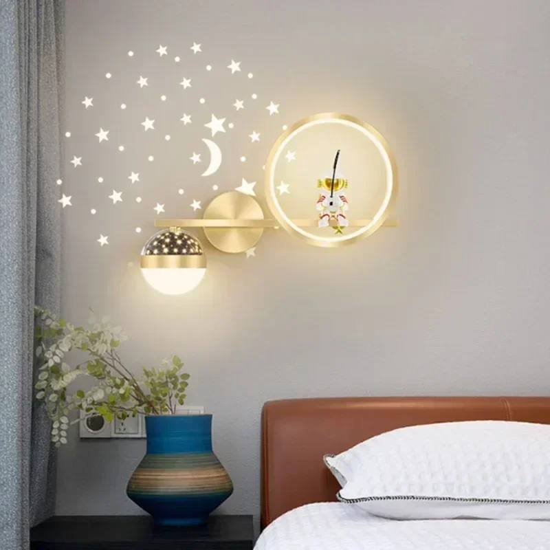 Children's Living Room Wall Lamp Star Astronaut Projector Wall Light For Kid's Bedroom Bedside Home Indoor Lighting
Children's Living Room Wall Lamp Star Astronaut Projector Wall Light For Kid's Bedroom Bedside Home Indoor Lighting