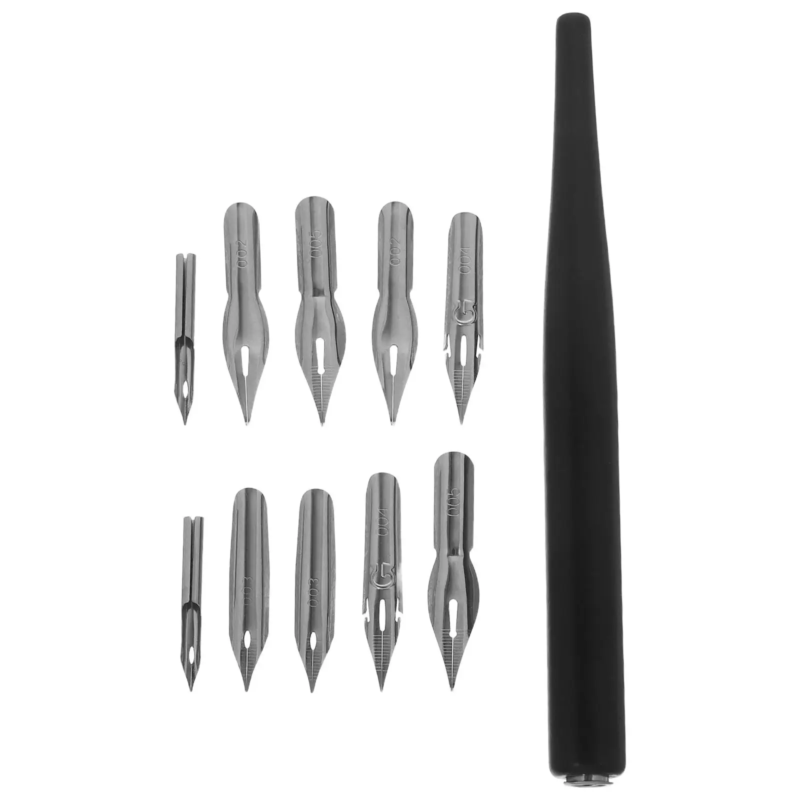 11pcs Wooden Dip Pen Set Replaceable Nibs for Drawing Writing Calligraphy Sketching Black Ink Fountain Spare Tips Accessories
11pcs Wooden Dip Pen Set Replaceable Nibs for Drawing Writing Calligraphy Sketching Black Ink Fountain Spare Tips Accessories