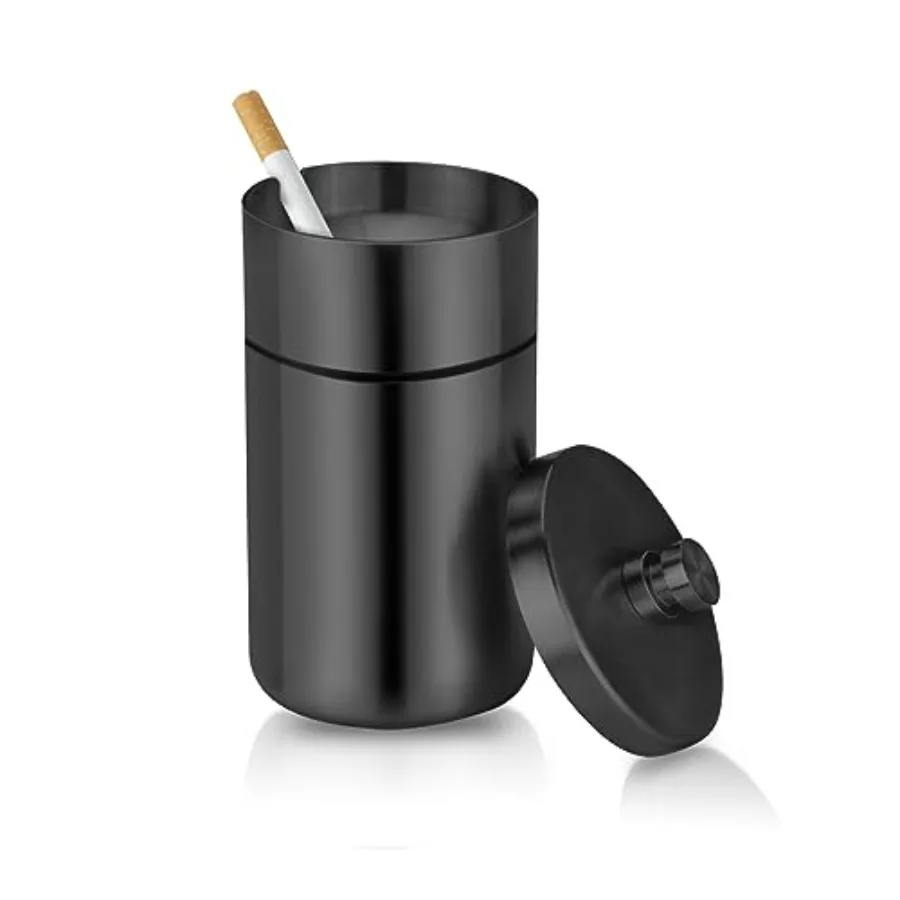 Car Ashtray with Lid Smell Proof Stainless Steel Portable Ash Tray for Car Cup Holder Detachable Windproof Extinguished Cigaret
Car Ashtray with Lid Smell Proof Stainless Steel Portable Ash Tray for Car Cup Holder Detachable Windproof Extinguished Cigaret