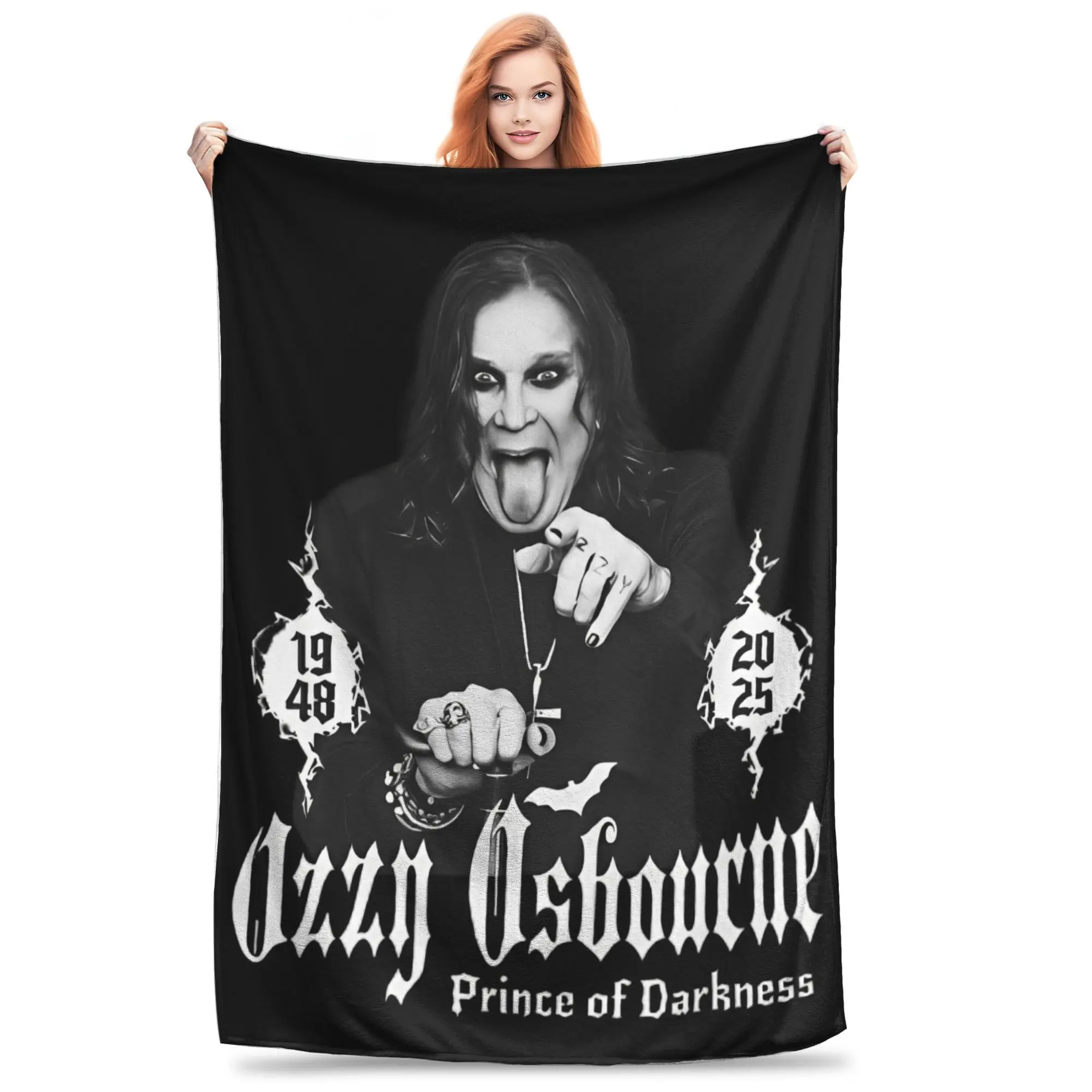 Вязаное одеяло Ozzy Osbourne Black Sabbaths, легкое фланелевое одеяло для путешествий на открытом воздухе, покрывало
Вязаное одеяло Ozzy Osbourne Black Sabbaths, легкое фланелевое одеяло для путешествий на открытом воздухе, покрывало