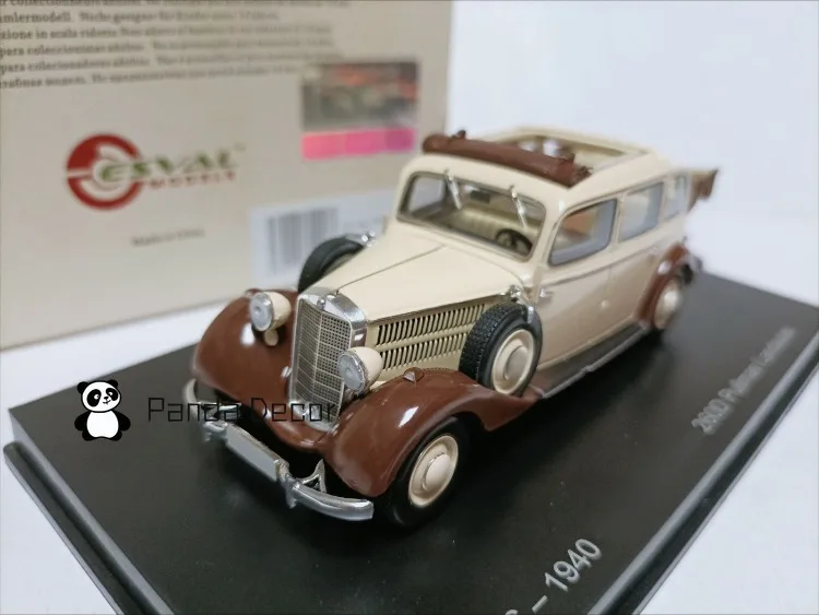 Автомобиль для украшения дома Esval 1/43 Benz-260D Pullman 1940 с открытым верхом, винтажный
Автомобиль для украшения дома Esval 1/43 Benz-260D Pullman 1940 с открытым верхом, винтажный