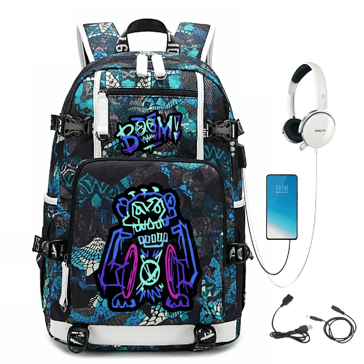 Men Women Jinx Arcane Fashion Backpacks High Quality Travel Bag League of Legends Anime Arcane Jinx Cartoon 2025 New Backpack
Men Women Jinx Arcane Fashion Backpacks High Quality Travel Bag League of Legends Anime Arcane Jinx Cartoon 2025 New Backpack
