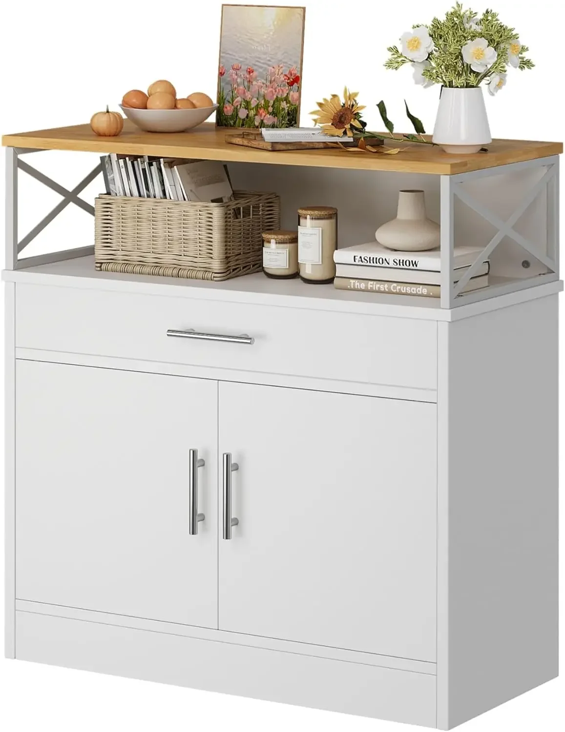 BestsellerCoffee Bar Cabinet, Farmhouse Kitchen Storage Cabinet with Adjustable Shelf, 31“ Modern Sideboard Buffet Table for Kit
BestsellerCoffee Bar Cabinet, Farmhouse Kitchen Storage Cabinet with Adjustable Shelf, 31“ Modern Sideboard Buffet Table for Kit