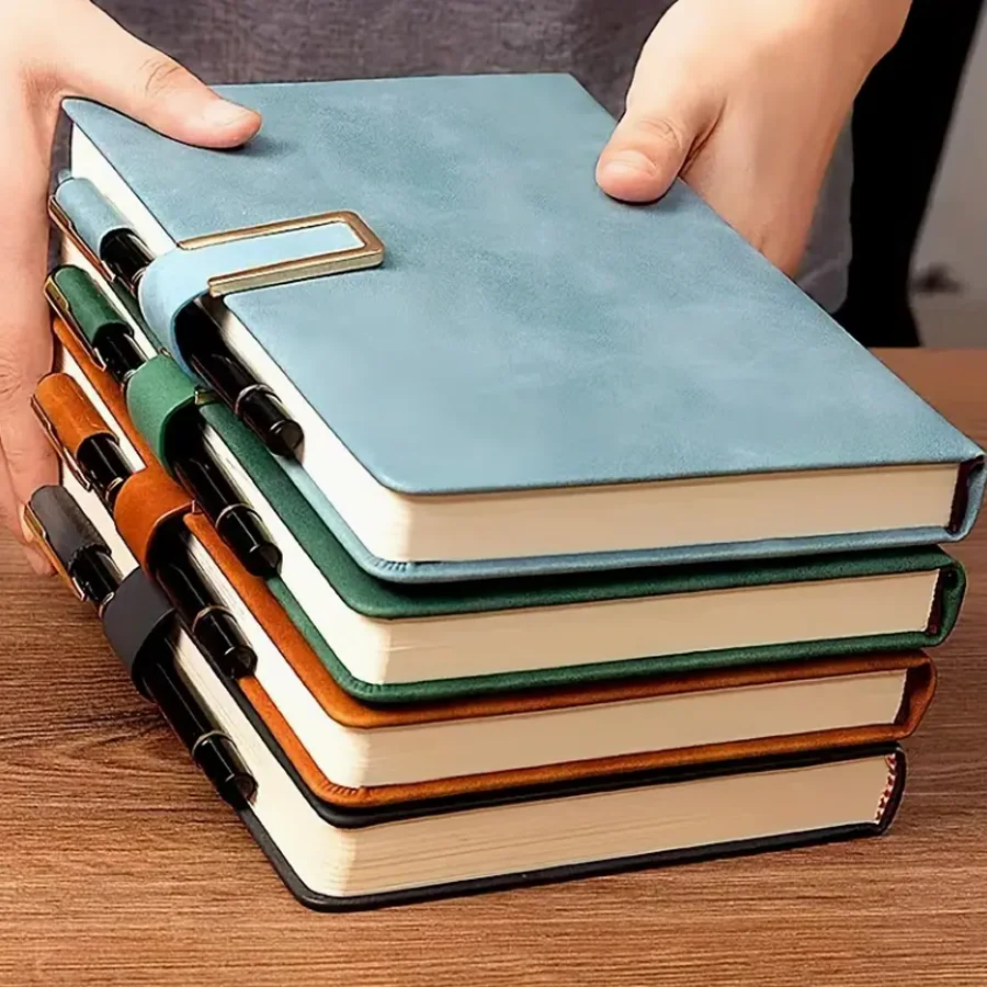 A5 Leather Notebook - Genuine 360° Lay-Flat Journal with Buckle Closure - Premium Writing Notebook for Office & Study
A5 Leather Notebook - Genuine 360° Lay-Flat Journal with Buckle Closure - Premium Writing Notebook for Office & Study
