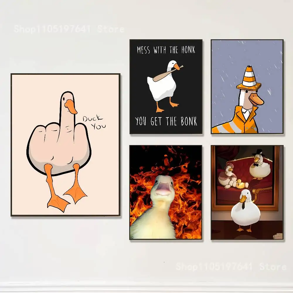 Funny D-DucK Goose meme Poster Multi-Purpose Wall Art for Living Room Bedroom Office Hallway Bar Home Decor Gift
Funny D-DucK Goose meme Poster Multi-Purpose Wall Art for Living Room Bedroom Office Hallway Bar Home Decor Gift