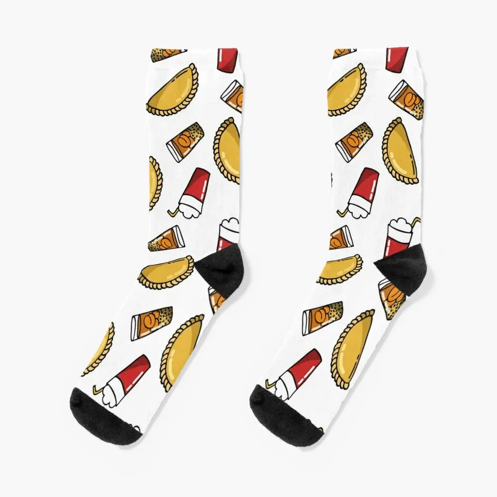 Empanada. terremoto (chilean traditional drink). mote con huesillo. traditional Chilean summer-time non-alcoholic drink Socks
Empanada. terremoto (chilean traditional drink). mote con huesillo. traditional Chilean summer-time non-alcoholic drink Socks