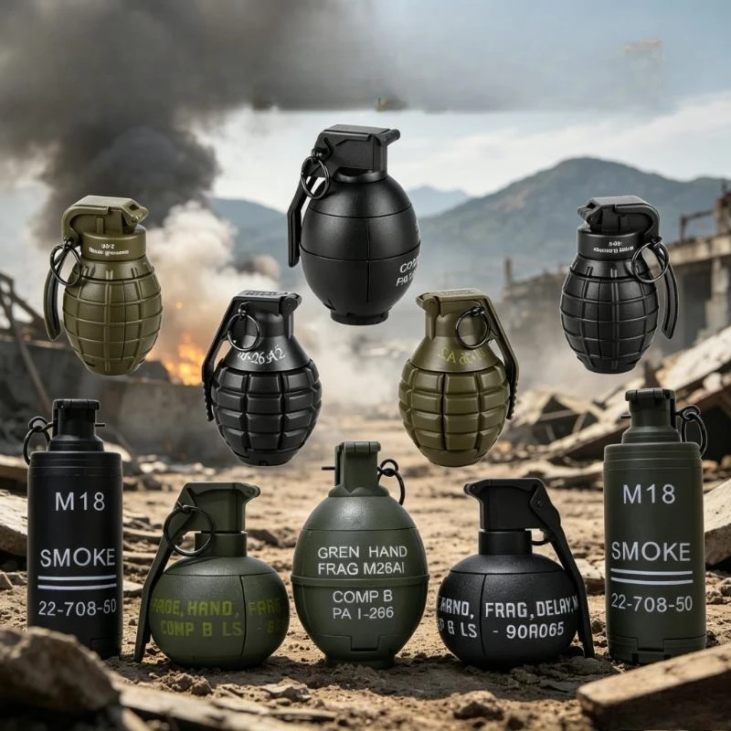 M67 Smoke Shell Simulation Toy, Water Spray Interesting Toy, 10 Diverse Styles Game Prop Model for Outdoor Sport
M67 Smoke Shell Simulation Toy, Water Spray Interesting Toy, 10 Diverse Styles Game Prop Model for Outdoor Sport