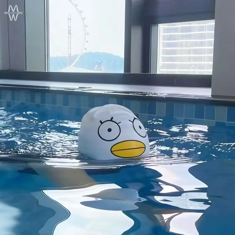 Funny Cartoon Duck Silicone Swim Cap, Waterproof Comfortable Animal Printed Swimming Hat for Adults & Kids
Funny Cartoon Duck Silicone Swim Cap, Waterproof Comfortable Animal Printed Swimming Hat for Adults & Kids