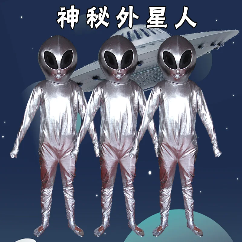 Smart Silver Grey Extra-terrestrial ET Mascot Saucer Man Alien With Big Black Eyesl Mascot Costume Fancy Dress Halloween gift
Smart Silver Grey Extra-terrestrial ET Mascot Saucer Man Alien With Big Black Eyesl Mascot Costume Fancy Dress Halloween gift