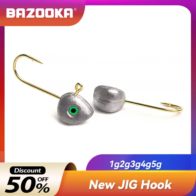 BAZOOKA 10pcs 1g2g3g4g5g Fishing Lure Mini lead fish Hook Swimbait Carp Bass Baits head Slow Jig Metal Wobbler Shad Pike
BAZOOKA 10pcs 1g2g3g4g5g Fishing Lure Mini lead fish Hook Swimbait Carp Bass Baits head Slow Jig Metal Wobbler Shad Pike