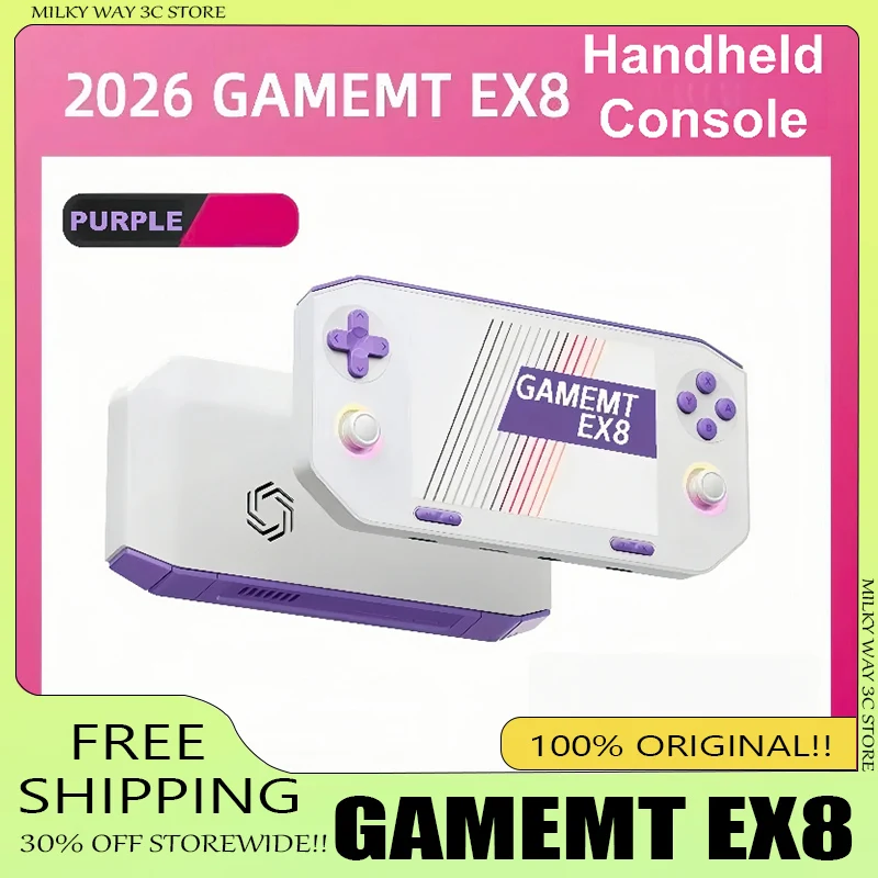 GameMT EX8 Game Console 128G/258G TMR Joystick Open Source 4.88”1620*1080 HFD Glass Screen Retro Handheld Game Consoles Portable
GameMT EX8 Game Console 128G/258G TMR Joystick Open Source 4.88”1620*1080 HFD Glass Screen Retro Handheld Game Consoles Portable