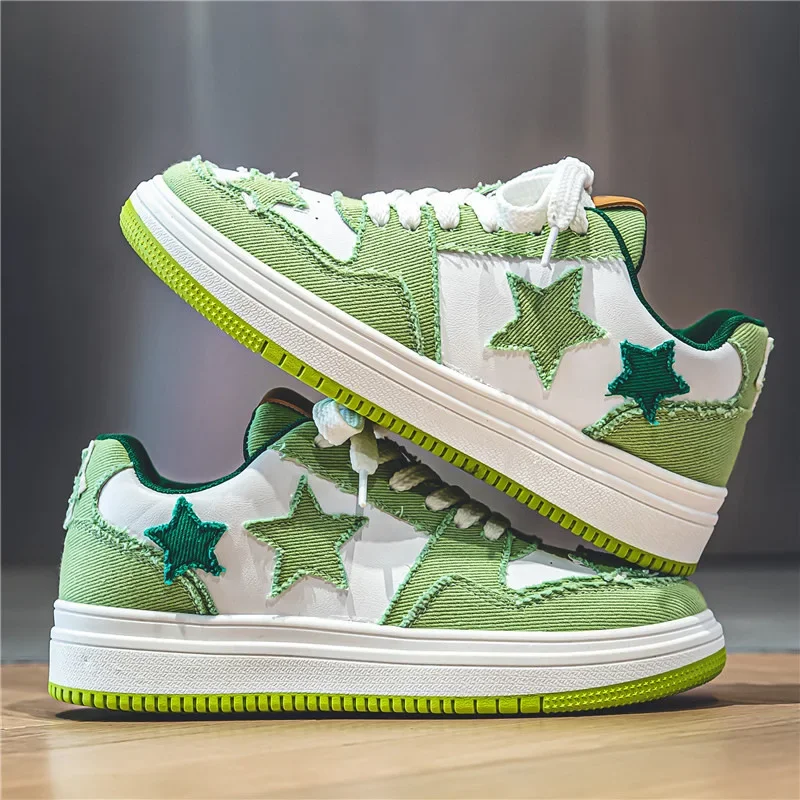 Men Shoes Men Designer Sneakers Male Multicolor Fashion Star Skateboard Shoes Punk Hip Hop Style Student Sport Casual Shoes
Men Shoes Men Designer Sneakers Male Multicolor Fashion Star Skateboard Shoes Punk Hip Hop Style Student Sport Casual Shoes