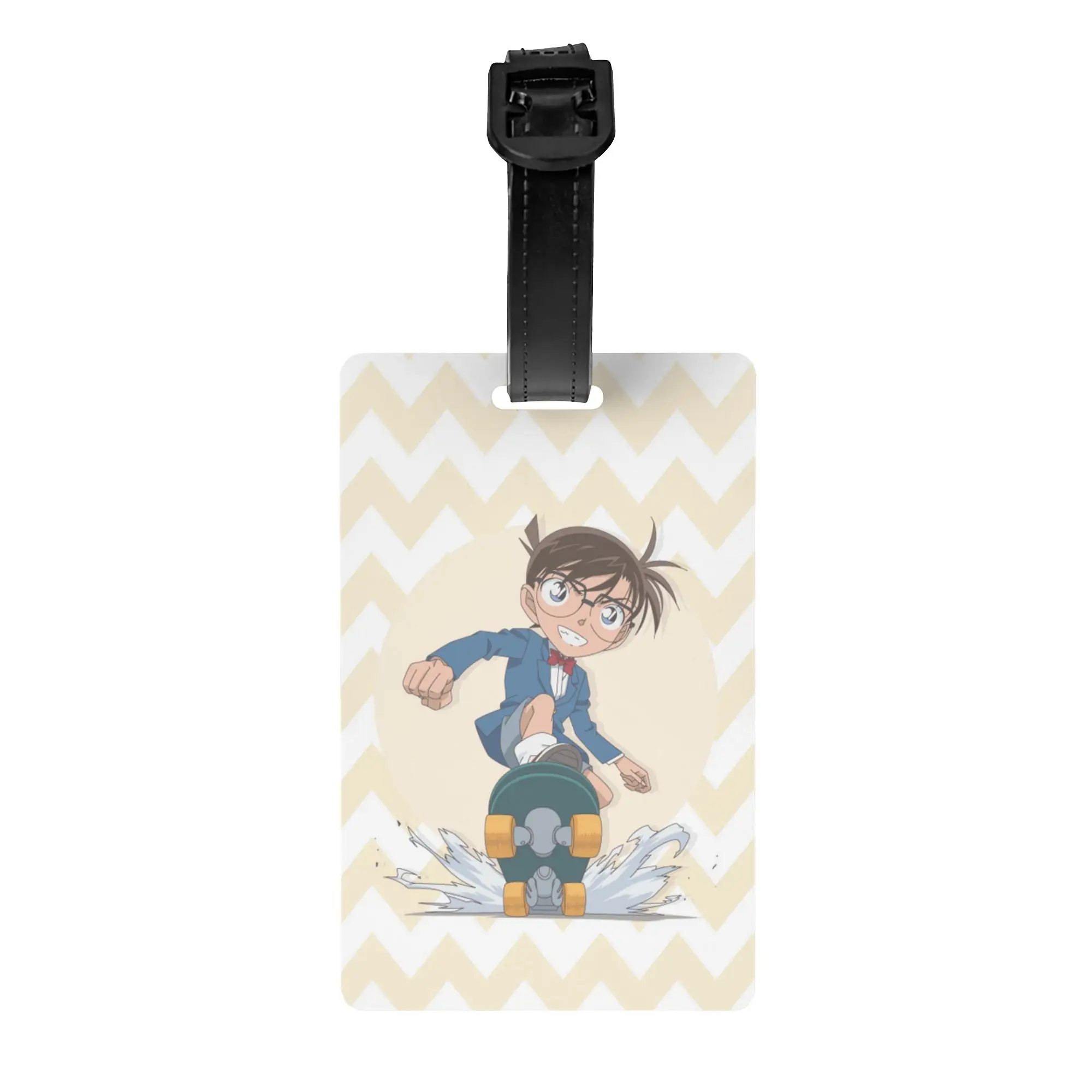 Custom Funny Detectived Anime Conan Luggage Tags for Suitcases Privacy Cover Name ID Card
Custom Funny Detectived Anime Conan Luggage Tags for Suitcases Privacy Cover Name ID Card