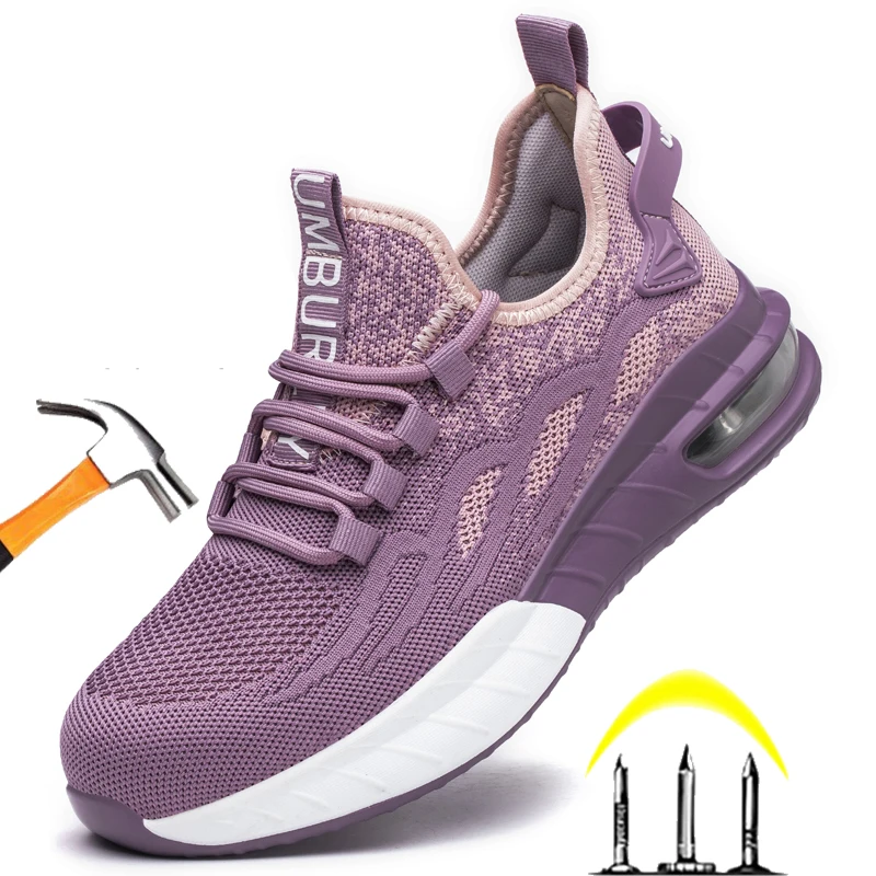 Comfortable Breathable Women Work Sneakers Security Boots Lightweight With Steel Toe Safety Shoes Puncture-Proof Women Boots
Comfortable Breathable Women Work Sneakers Security Boots Lightweight With Steel Toe Safety Shoes Puncture-Proof Women Boots
