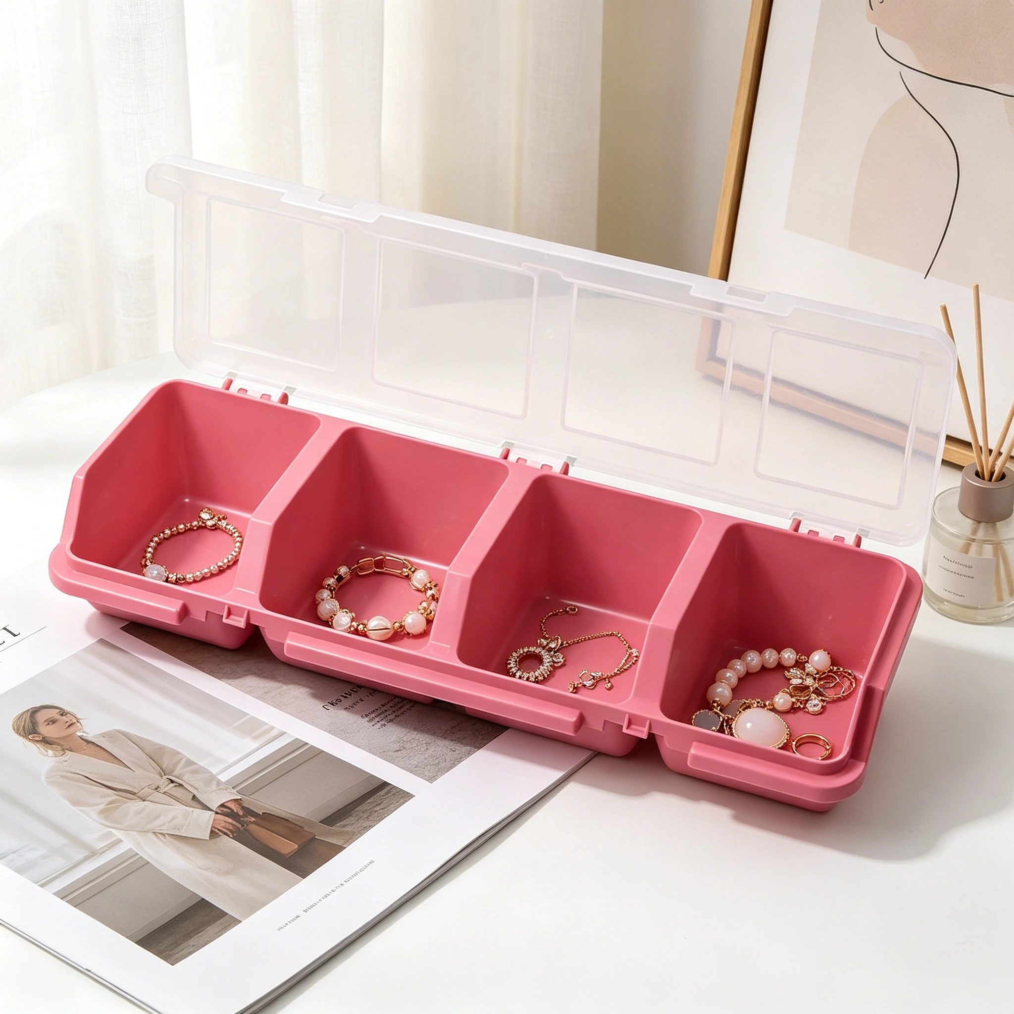 Classification of jewelry storage boxes, miscellaneous box, electronic hardware accessories, small plastic organizing and storag
Classification of jewelry storage boxes, miscellaneous box, electronic hardware accessories, small plastic organizing and storag