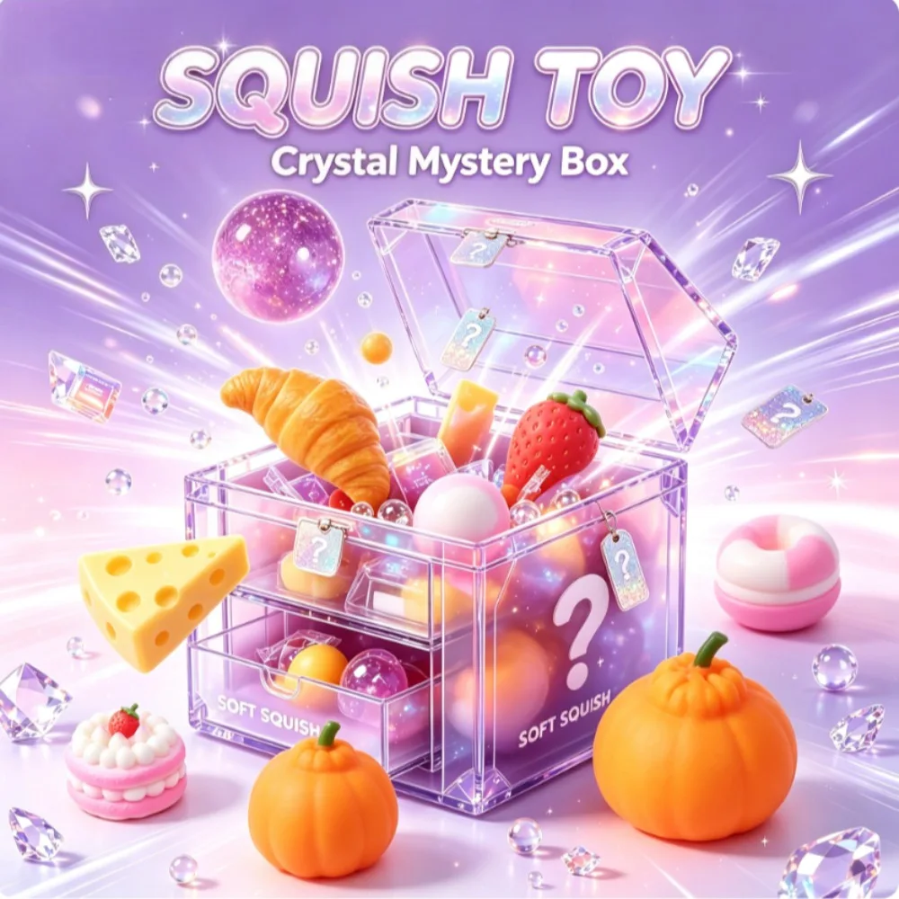 100+ Lovely Mixed Design Squishy Mystery Blind Box, Random Elastic Slow Rebound Squeeze Toy, Soft Stress Relief Aesthetic Desk Decor Collectible For Adults
100+ Lovely Mixed Design Squishy Mystery Blind Box, Random Elastic Slow Rebound Squeeze Toy, Soft Stress Relief Aesthetic Desk Decor Collectible For Adults