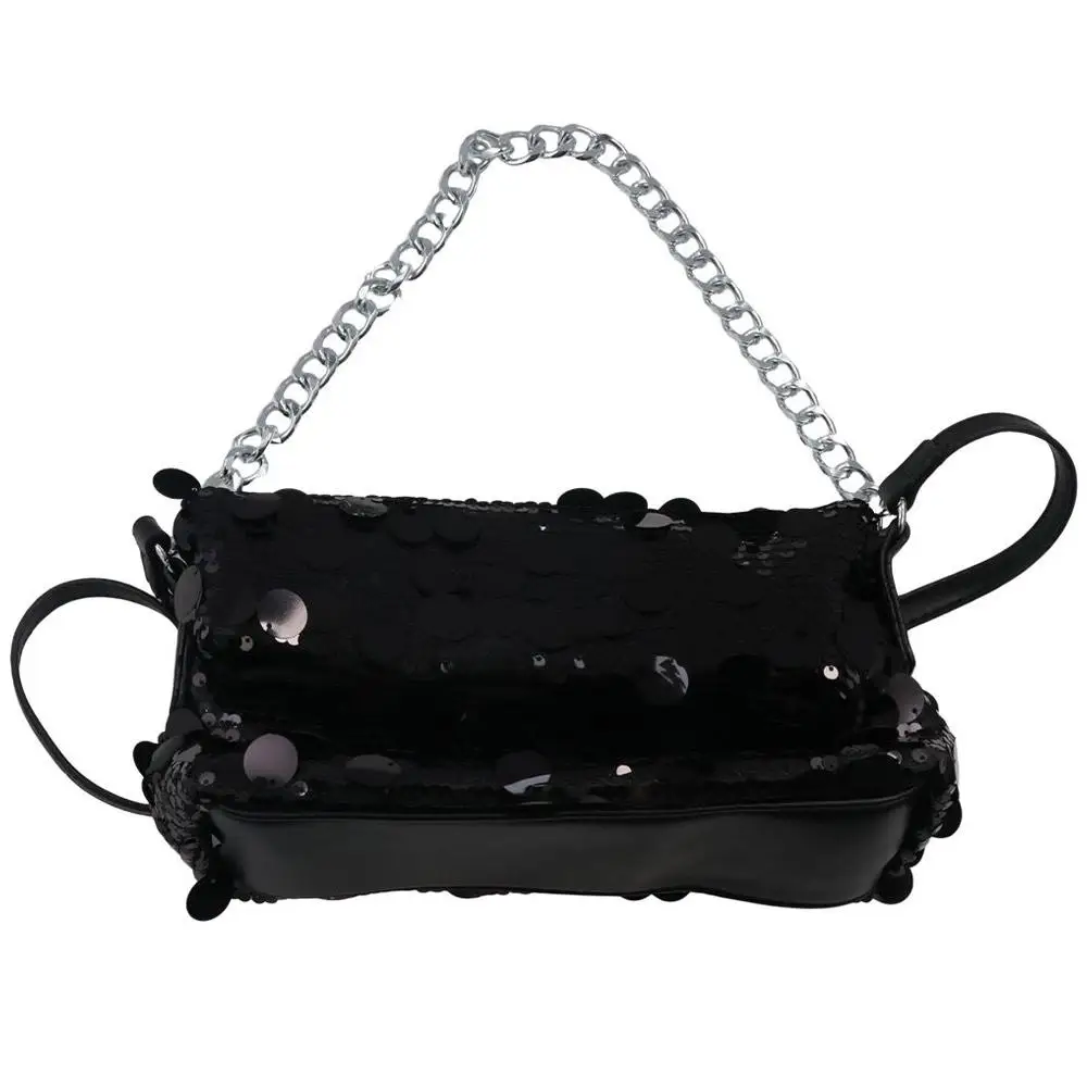 Casual Shiny Evening Banquet Bag Chain with Round Handle Sequin Shoulder Bag Handbag Tassel Crossbody Bag Women
Casual Shiny Evening Banquet Bag Chain with Round Handle Sequin Shoulder Bag Handbag Tassel Crossbody Bag Women