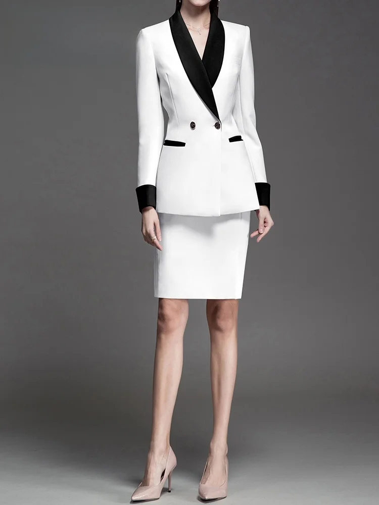 Elegant White Suit Set Professional Medical Beauty Work Uniform President Style Fashion Design Standard Fit Polyester Fiber
Elegant White Suit Set Professional Medical Beauty Work Uniform President Style Fashion Design Standard Fit Polyester Fiber