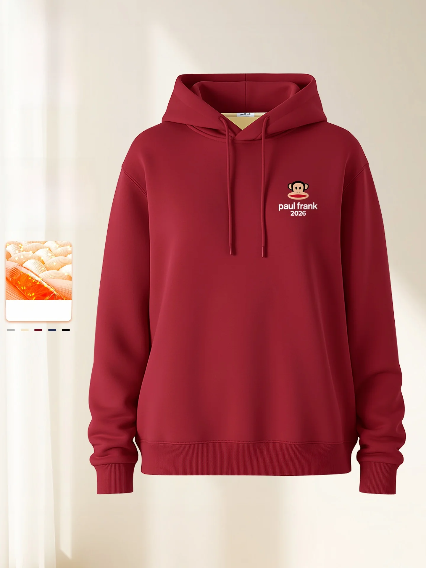 Red Fce Lined Hoodie ex Winter Warmth Lo-In Sweatirt Youth Casual Faion Big Mouth Monkey Design
Red Fce Lined Hoodie ex Winter Warmth Lo-In Sweatirt Youth Casual Faion Big Mouth Monkey Design
