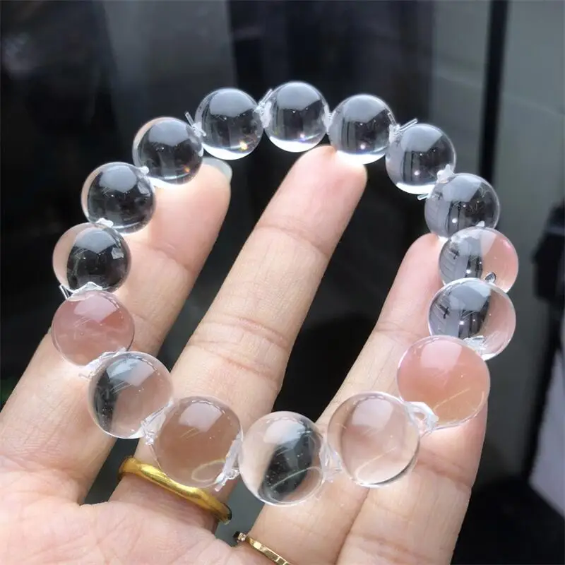 Natural Clear Quartz Bead Bracelet Gemstone Crystal Jewelry For Women Healing Bohemia Holiday Gift 1pcs 11/12/13MM
Natural Clear Quartz Bead Bracelet Gemstone Crystal Jewelry For Women Healing Bohemia Holiday Gift 1pcs 11/12/13MM