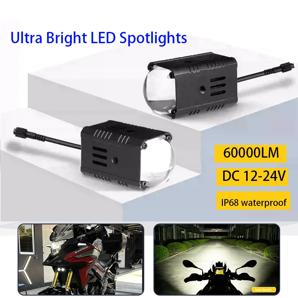 Upgrade Motorcycle Auxiliary Spotlight 60000LM Work Light with High Low Beam Super Bight Driving Light 9-24V Universal
Upgrade Motorcycle Auxiliary Spotlight 60000LM Work Light with High Low Beam Super Bight Driving Light 9-24V Universal