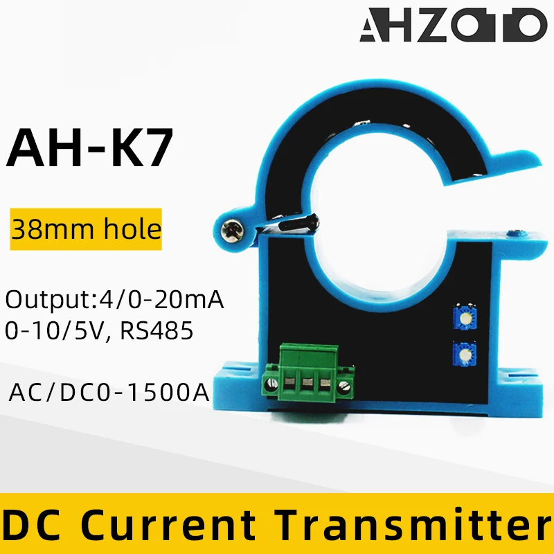 DC Current Transmitter Hall Current Sensor Output 4-20mA 0-20mA 0-5/10V RS485 Open-Close Perforate Current Transmitter
DC Current Transmitter Hall Current Sensor Output 4-20mA 0-20mA 0-5/10V RS485 Open-Close Perforate Current Transmitter