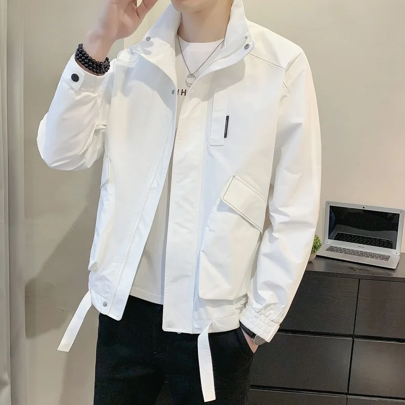 Men's Casual White Jaet Workwear Spring 2024 Faionable Youth Polyester Long Sve Zipper Decorated Anti-Wrinkle
Men's Casual White Jaet Workwear Spring 2024 Faionable Youth Polyester Long Sve Zipper Decorated Anti-Wrinkle