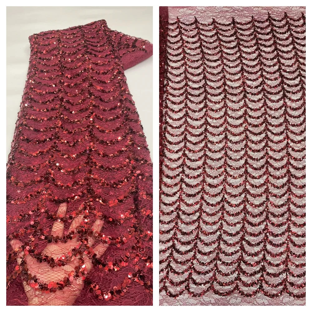 Wholesale Luxury African Sequin Lace Fabric French New African Fabric 2026 Tulle Lace Fabrics For Nigeria Dresses Sewing
Wholesale Luxury African Sequin Lace Fabric French New African Fabric 2026 Tulle Lace Fabrics For Nigeria Dresses Sewing