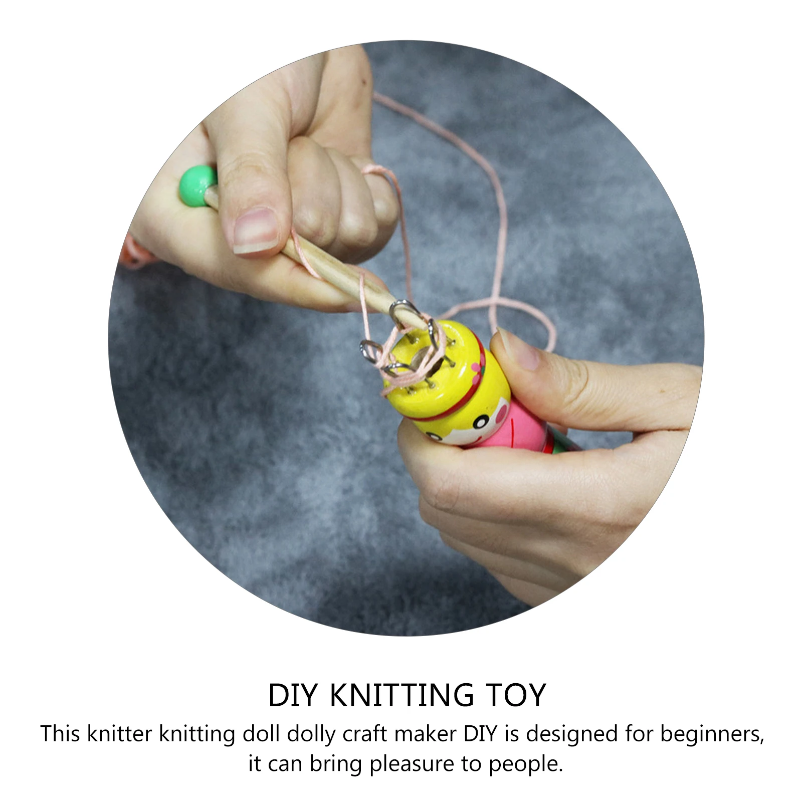 Wooden Knitting Beginner DIY Craft Wool Yarn Spool Knitting Plaything Machine Toy Kids Sewing Tools Accessories
Wooden Knitting Beginner DIY Craft Wool Yarn Spool Knitting Plaything Machine Toy Kids Sewing Tools Accessories
