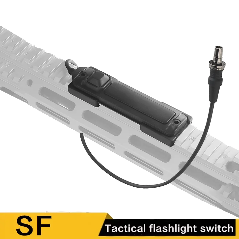 SF plug dual function pressure on, tactical crane, off remote button, suitable for reconnaissance lights
SF plug dual function pressure on, tactical crane, off remote button, suitable for reconnaissance lights
