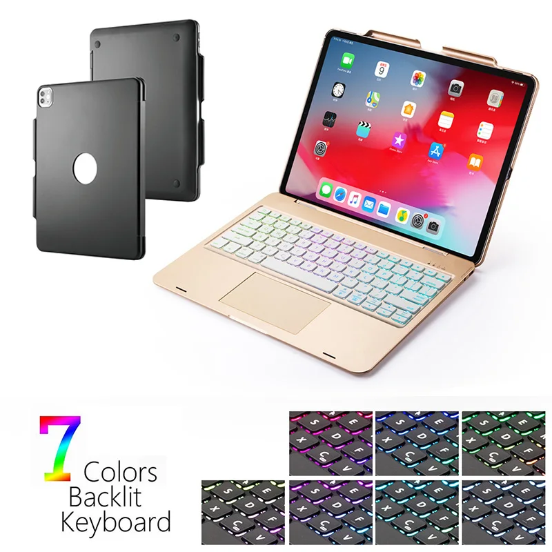 Для IPad Pro 12,9 дюймов 2018/2020 планшет Bluetooth-клавиатура с сенсорной панелью Портативная Bluetooth-клавиатура Красочная клавиатура с подсветкой
Для IPad Pro 12,9 дюймов 2018/2020 планшет Bluetooth-клавиатура с сенсорной панелью Портативная Bluetooth-клавиатура Красочная клавиатура с подсветкой