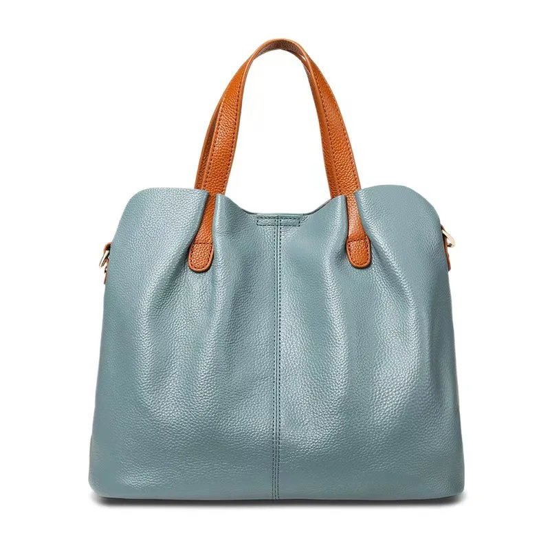 Hot selling tote bag for women, contrasting colors with women's leather, high-end feel, large capacity crossbody handbag
Hot selling tote bag for women, contrasting colors with women's leather, high-end feel, large capacity crossbody handbag
