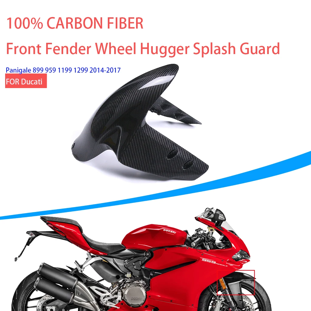 AKOSO Motorcycle Mudguard For Ducati Panigale 899 959 1199 1299 2014-2017 100% Carbon Fiber Front Fender Cover Mud Splash Guard
AKOSO Motorcycle Mudguard For Ducati Panigale 899 959 1199 1299 2014-2017 100% Carbon Fiber Front Fender Cover Mud Splash Guard