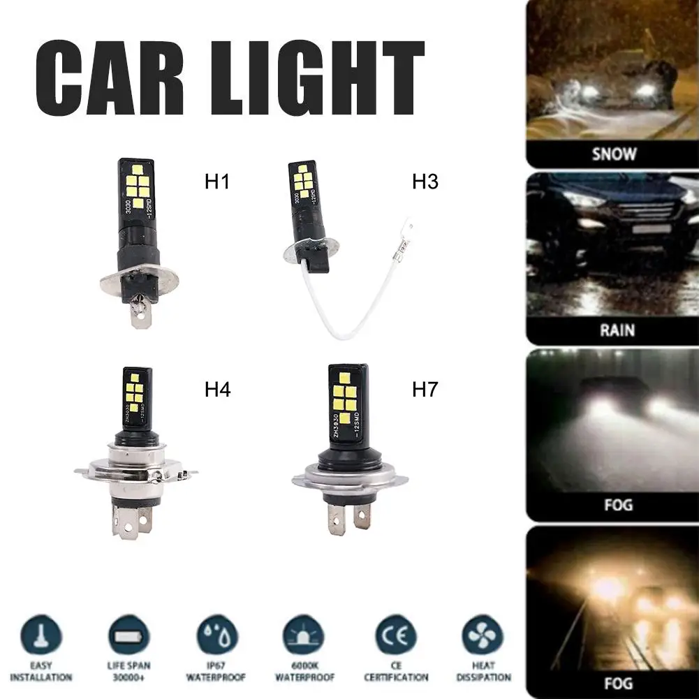 Автомобильные светодиодные фары H4 H7 H8/h11 Hb3/hb4 3030 12 Combo Led для фар Комплект ламп A7j1
Автомобильные светодиодные фары H4 H7 H8/h11 Hb3/hb4 3030 12 Combo Led для фар Комплект ламп A7j1