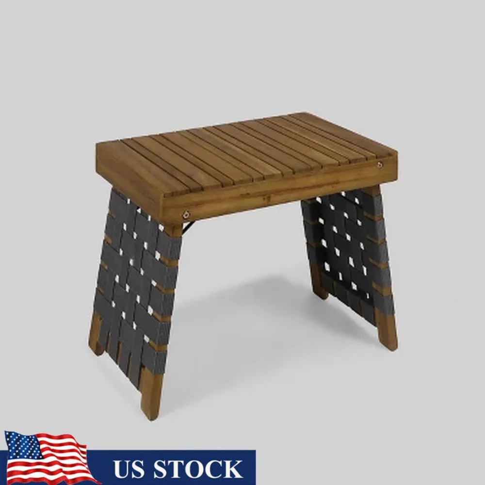 Foldable Acacia Wood Side Table Water-Resistant Portable Outdoor Table Hand-Crafted Woven Design No Assembly Required Compact
Foldable Acacia Wood Side Table Water-Resistant Portable Outdoor Table Hand-Crafted Woven Design No Assembly Required Compact