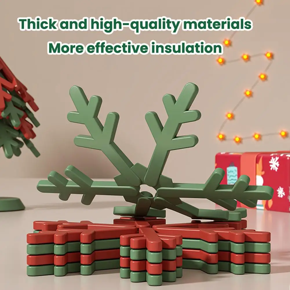 Heat Resistant Christmas Tree Shape Pad Festive Christmas Tree Coasters Set for Table Protection Kitchen Decor for Coffee
Heat Resistant Christmas Tree Shape Pad Festive Christmas Tree Coasters Set for Table Protection Kitchen Decor for Coffee