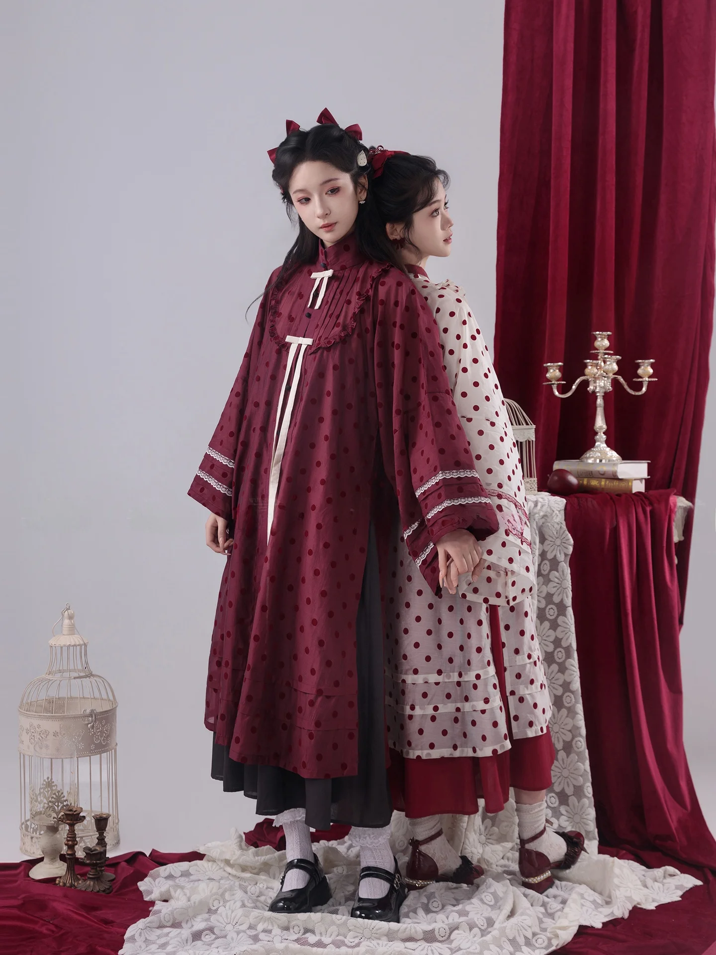 Cherry Blossom Long Shirt Dress Traditional Chinese Style Stand Collar Button Front Hanfu Daily Wear Silk Blend Women's Clothing
Cherry Blossom Long Shirt Dress Traditional Chinese Style Stand Collar Button Front Hanfu Daily Wear Silk Blend Women's Clothing
