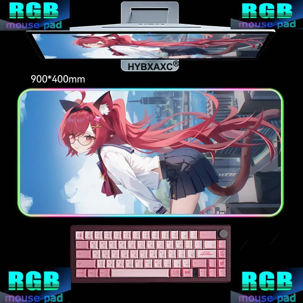 HYBXAXC Mouse Pad Neverness to Everness RGB Gaming Mouse Pad HD Gamer Large LED Light XXL Kawaii Anime Girl Lacrimosa Mouse Pad
HYBXAXC Mouse Pad Neverness to Everness RGB Gaming Mouse Pad HD Gamer Large LED Light XXL Kawaii Anime Girl Lacrimosa Mouse Pad